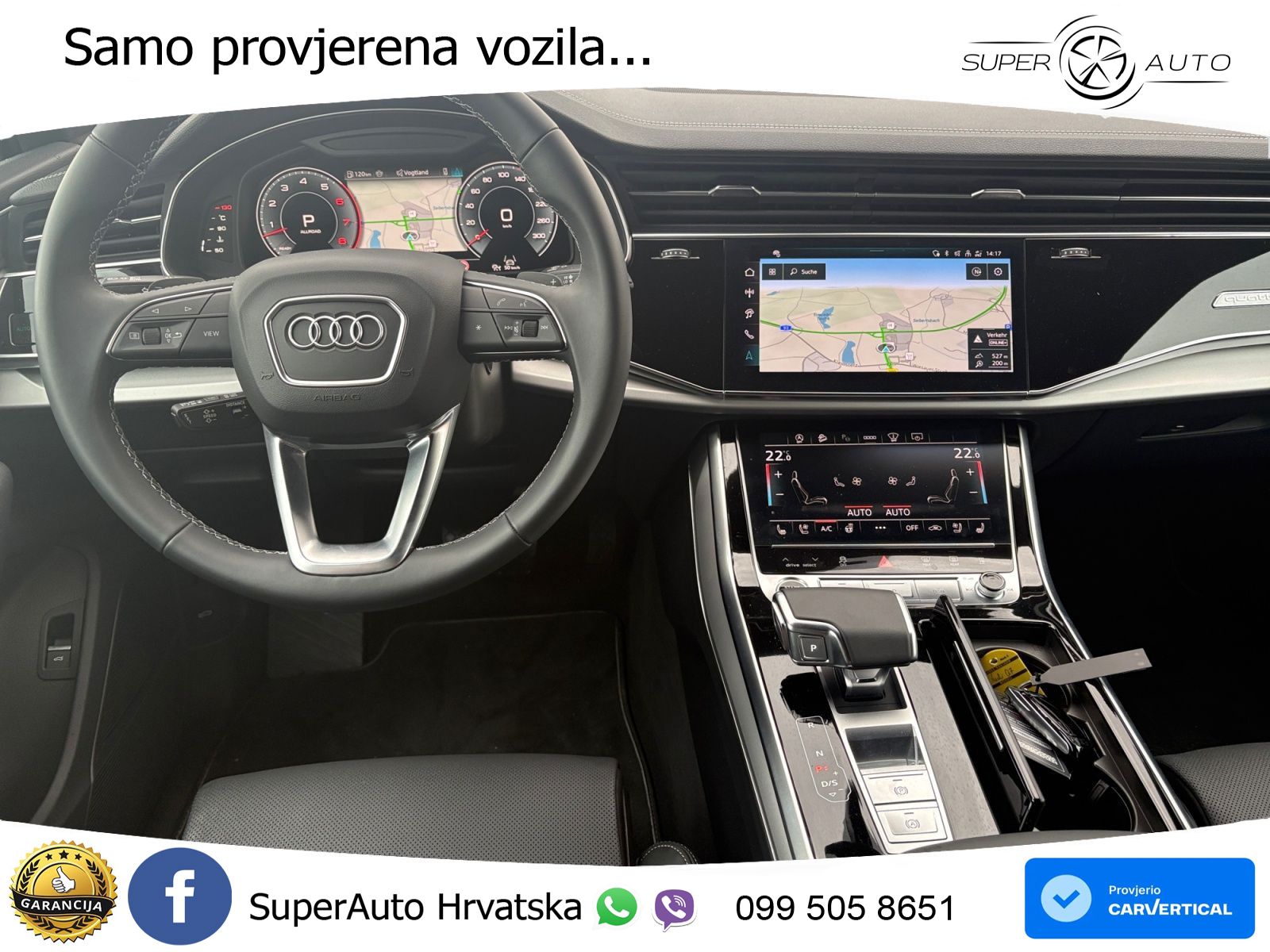 Audi Q7 55 TFSI quattro Aut. S line 340 KS, PANO+ZRAČ+360+GR SJED+HEAD+ACC+KEY