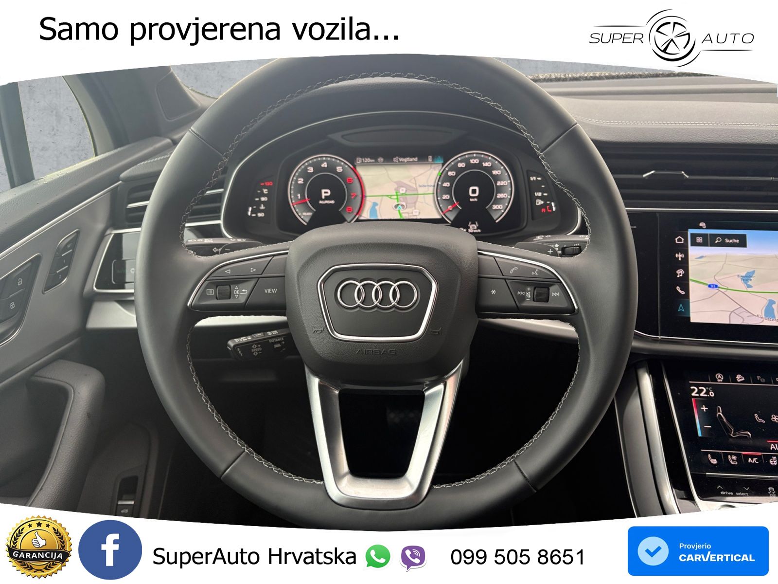 Audi Q7 55 TFSI quattro Aut. S line 340 KS, PANO+ZRAČ+360+GR SJED+HEAD+ACC+KEY