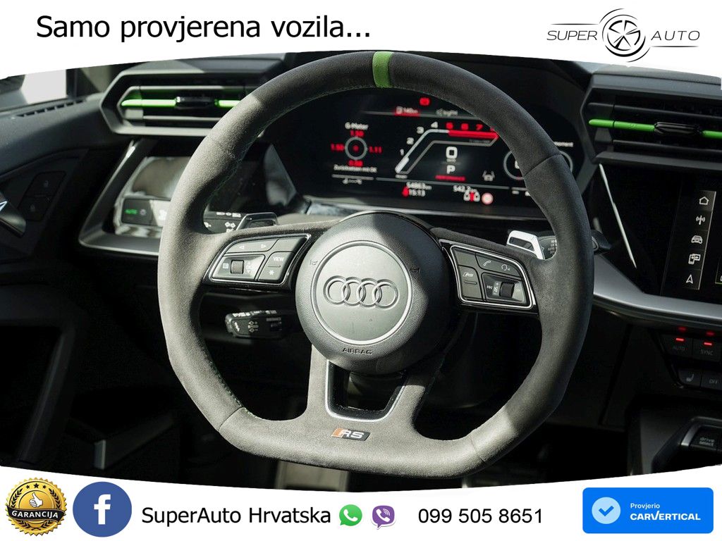 Audi RS3 2.5 TFSI quattro S tronic 400 KS, ACC+KAM+GR SJED+HEAD+VIRT+ASIST