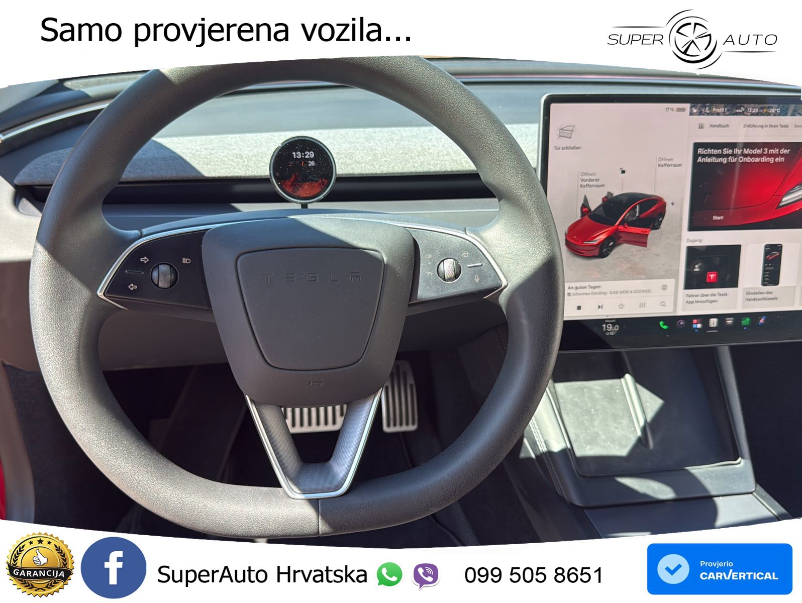 Tesla Model 3 Long Range AWD 476 KS, PANO+360+ACC+GR SJED+KEY+VIRT+LANE