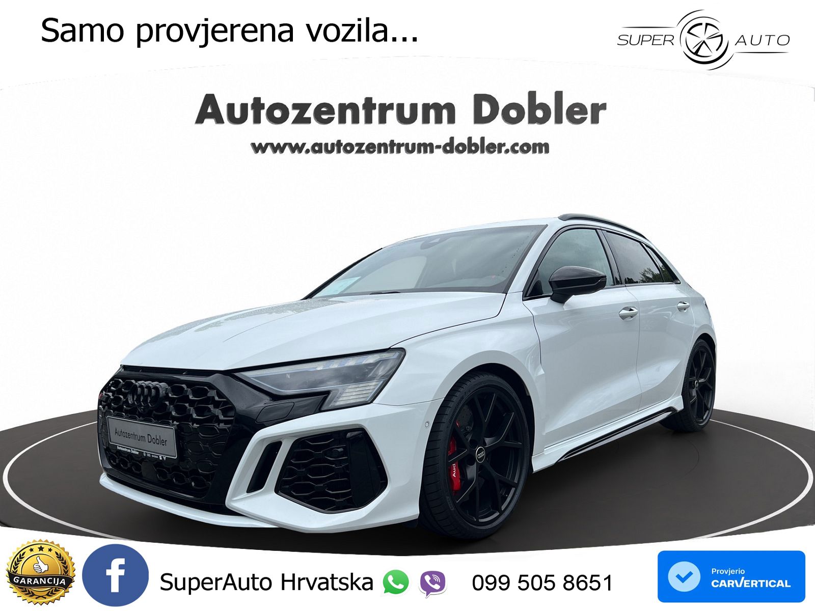 Audi RS3 SB 2.5 TFSI quattro S tronic 400 KS, ACC+KAM+GR SJED+VIRT+ASIST+MASAŽA
