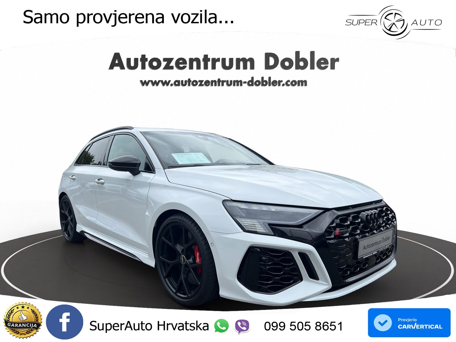 Audi RS3 SB 2.5 TFSI quattro S tronic 400 KS, ACC+KAM+GR SJED+VIRT+ASIST+MASAŽA