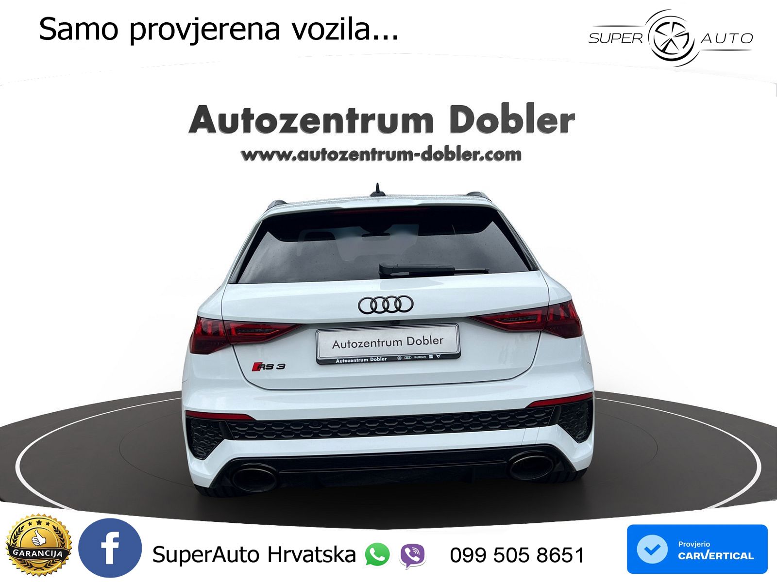 Audi RS3 SB 2.5 TFSI quattro S tronic 400 KS, ACC+KAM+GR SJED+VIRT+ASIST+MASAŽA