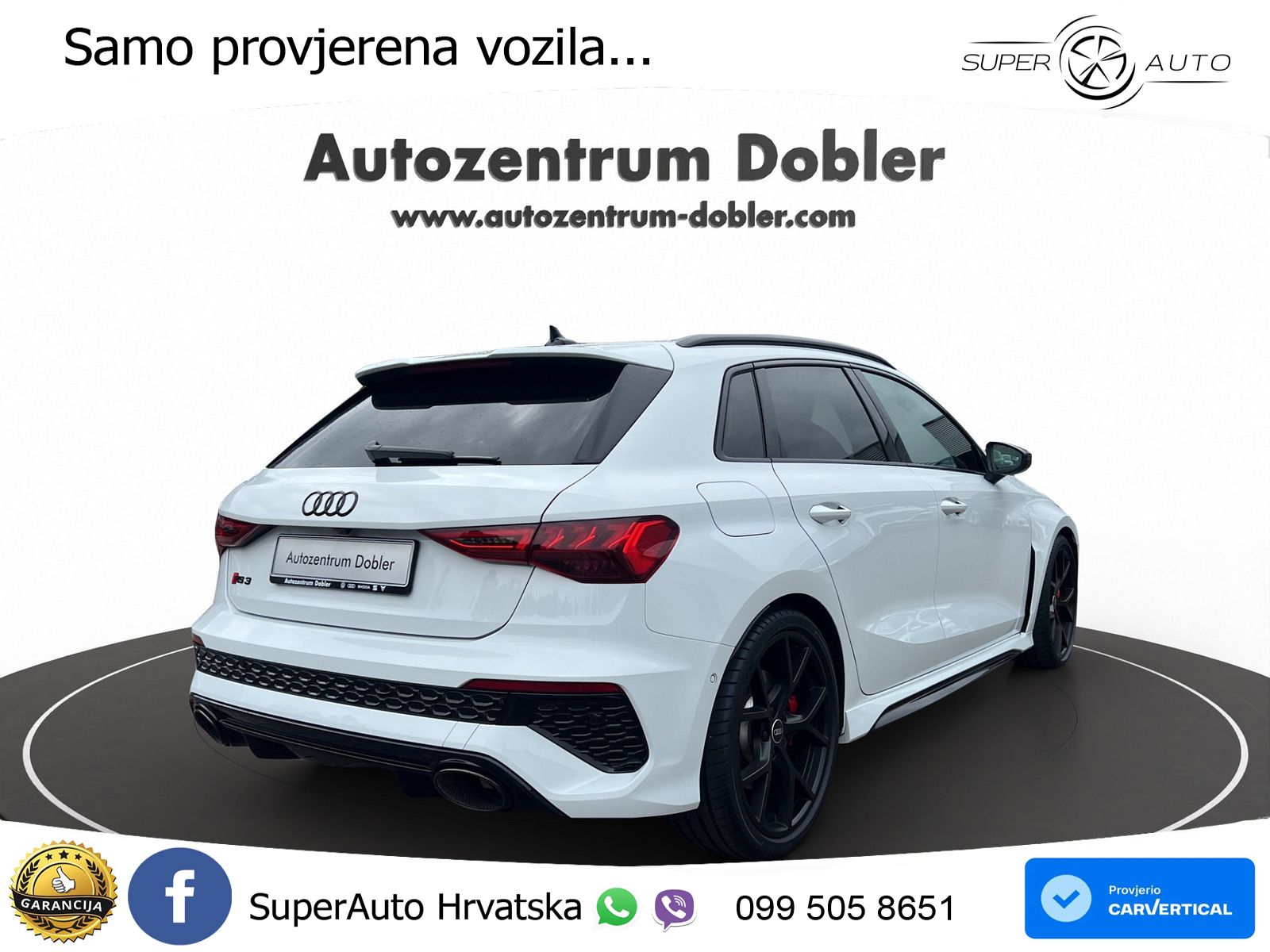 Audi RS3 SB 2.5 TFSI quattro S tronic 400 KS, ACC+KAM+GR SJED+VIRT+ASIST+MASAŽA