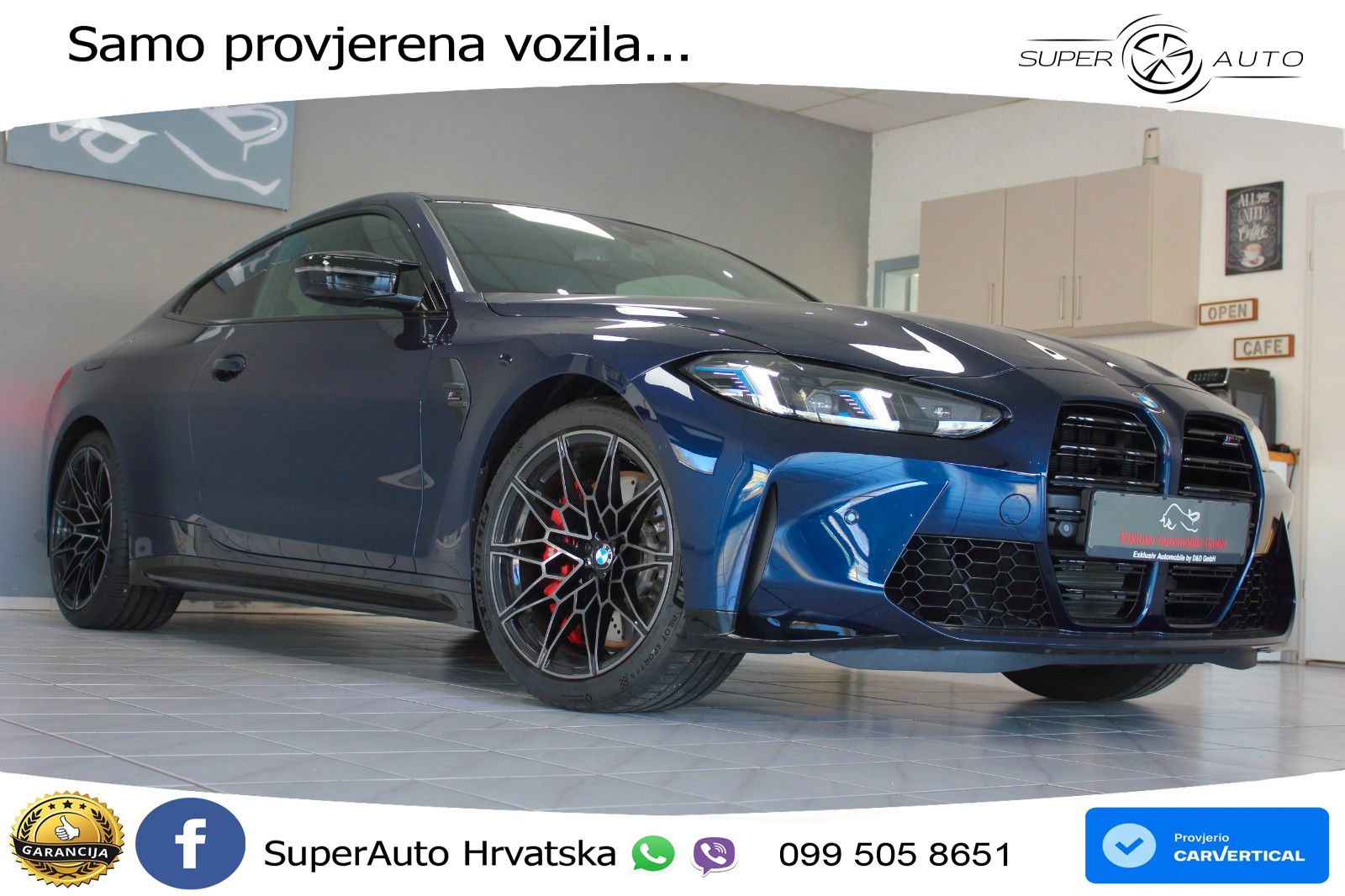 BMW M4 Competition 3.0 M Sport 510 KS, PANO+ZRAČ+KAM+GR SJED+KEY+HEAD+LANE