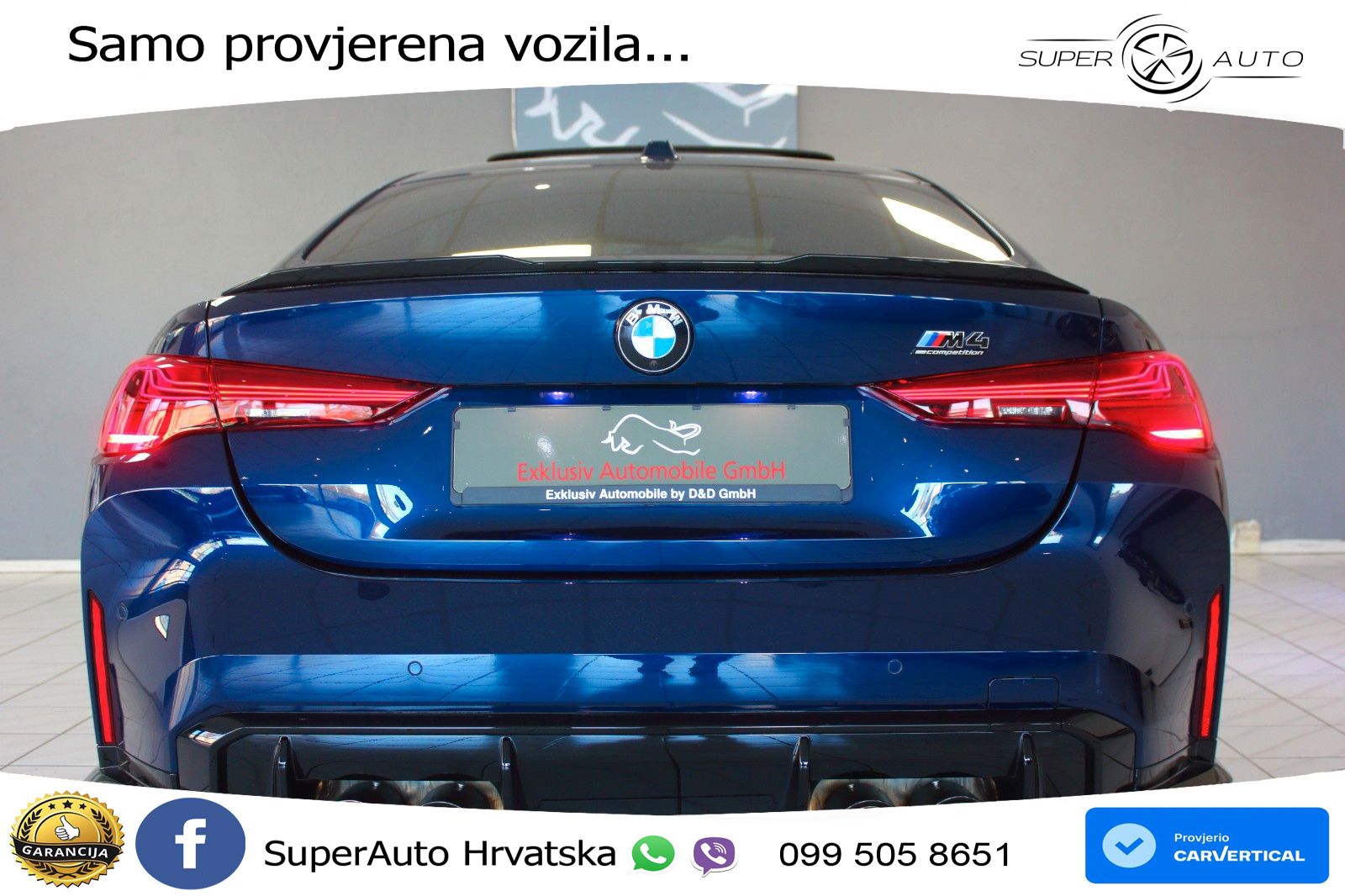 BMW M4 Competition 3.0 M Sport 510 KS, PANO+ZRAČ+KAM+GR SJED+KEY+HEAD+LANE