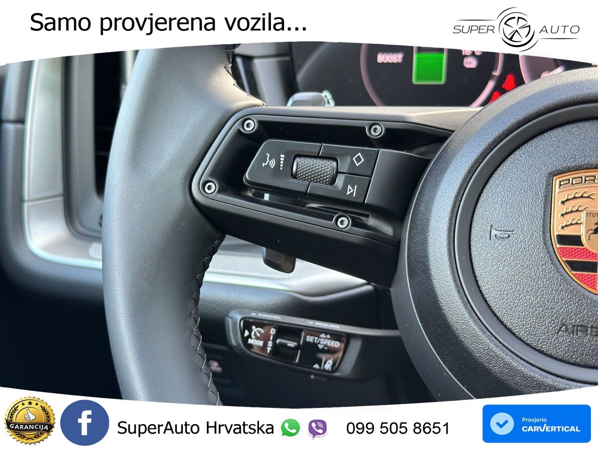 Porsche Cayenne E-Hybrid 3.0 470 KS, ZRAČNI+ACC+360+MATRIX+GR SJED+PANO+CHRONO