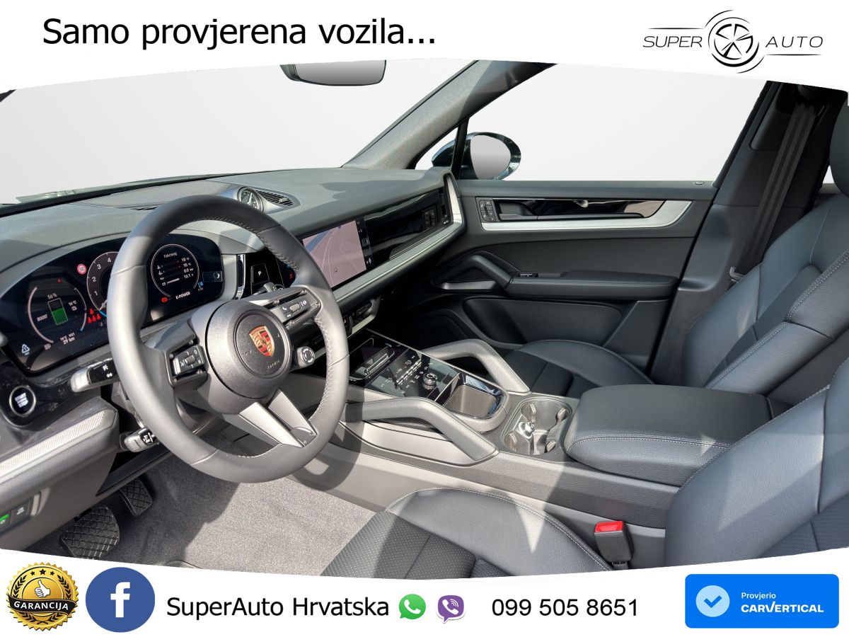 Porsche Cayenne E-Hybrid 3.0 470 KS, ZRAČNI+ACC+360+MATRIX+GR SJED+PANO+CHRONO