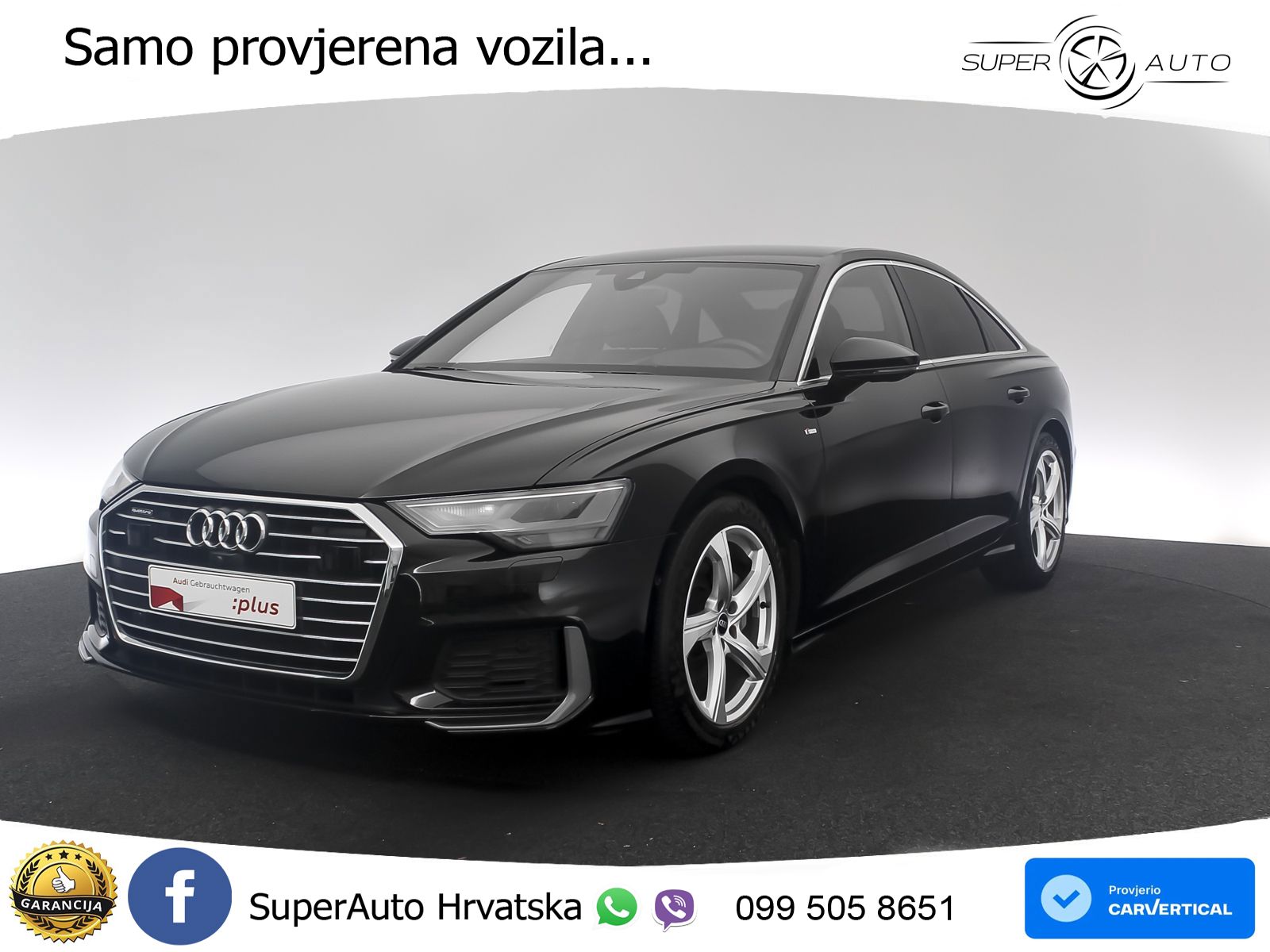 Audi A6 40 TDI quattro ultra S tronic 2x S line 204 KS, ACC+360+GR SJED+HEAD