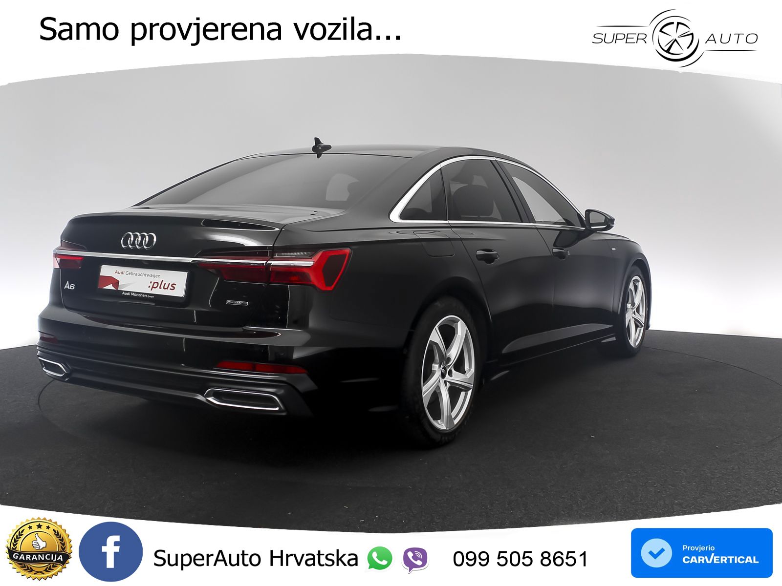Audi A6 40 TDI quattro ultra S tronic 2x S line 204 KS, ACC+360+GR SJED+HEAD