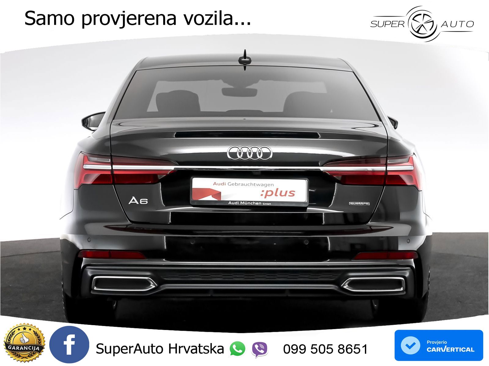 Audi A6 40 TDI quattro ultra S tronic 2x S line 204 KS, ACC+360+GR SJED+HEAD