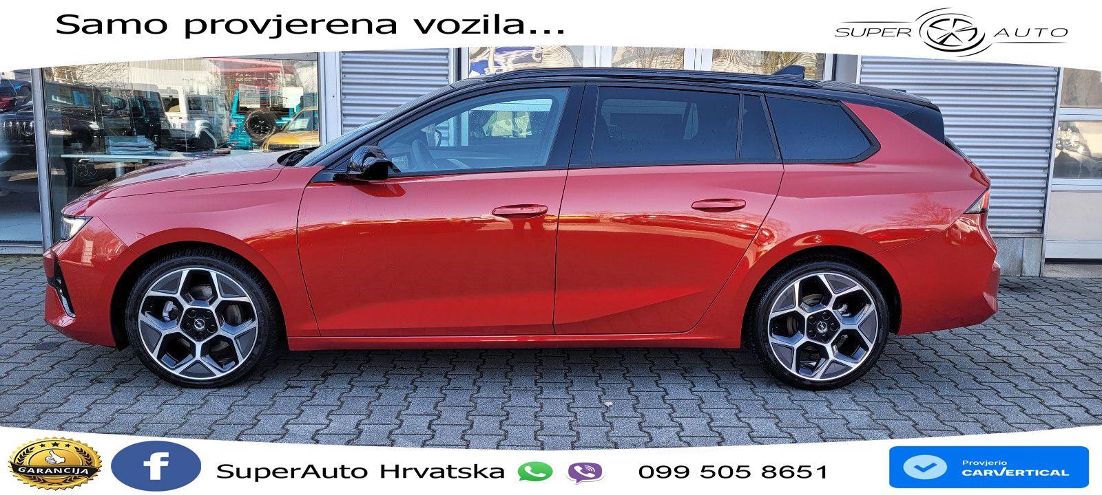 Opel Astra ST 1.5d Aut. Ultimate 130 KS, LED+ACC+PANO+4xGR SJED+360+HEAD