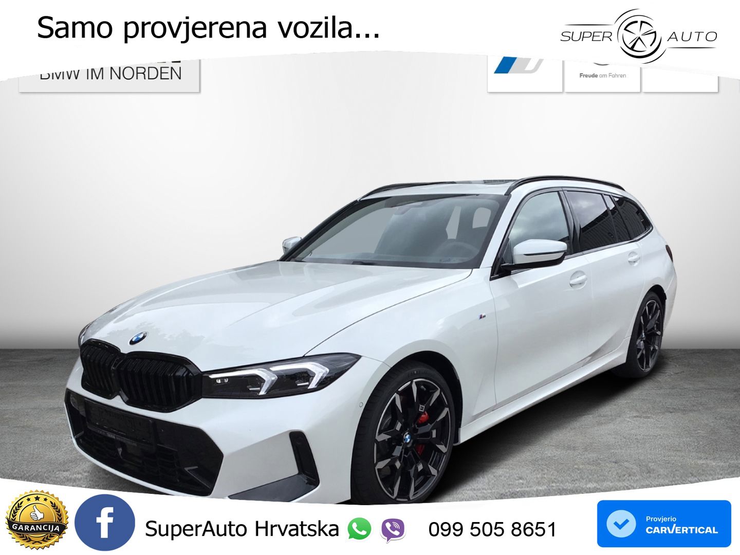 BMW 330d Touring xDrive M Sport 286 KS, LED+ACC+PANO+GR SJED+360+PARK