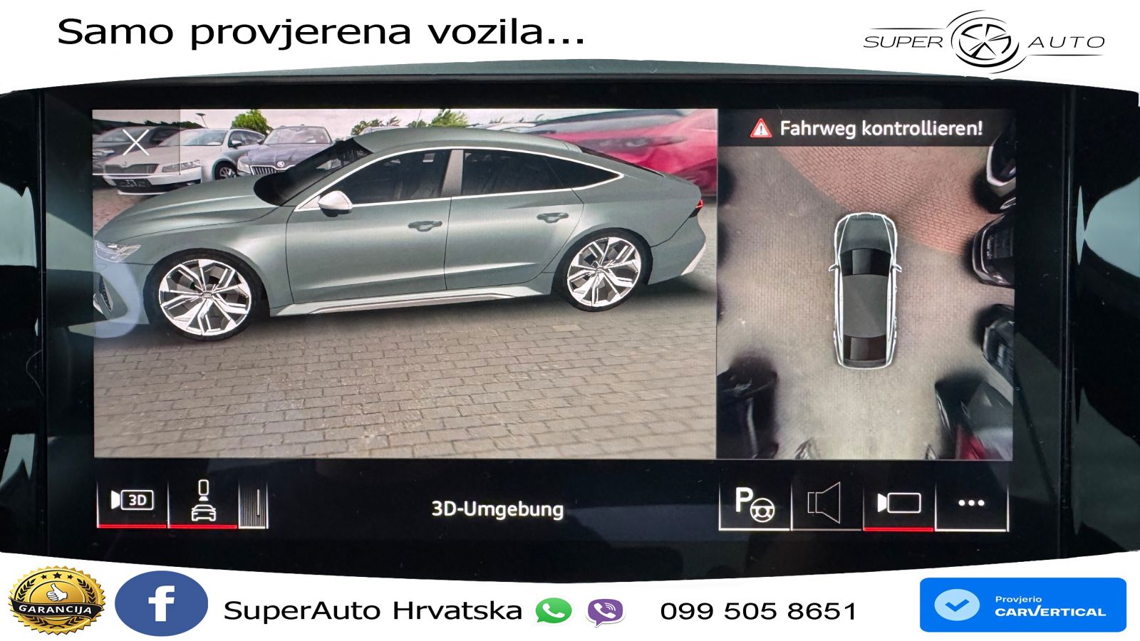 Audi RS7 SB performance 4.0 TFSI V8 quattro Aut. 630 KS, ACC+360+4xGR SJED+PANO
