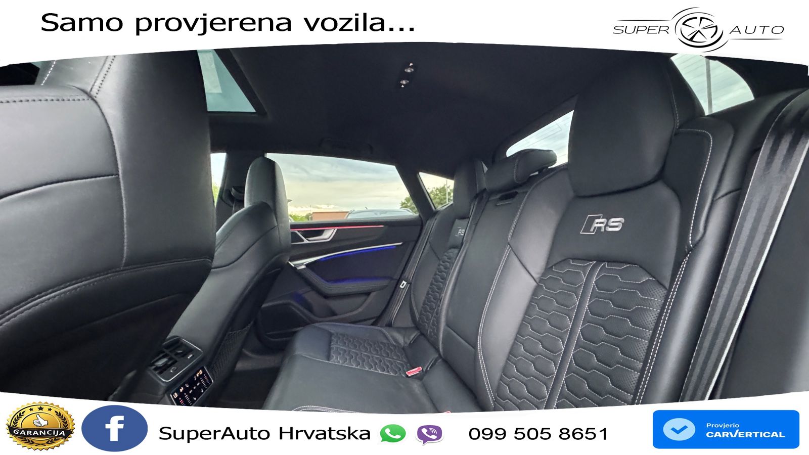 Audi RS7 SB performance 4.0 TFSI V8 quattro Aut. 630 KS, ACC+360+4xGR SJED+PANO