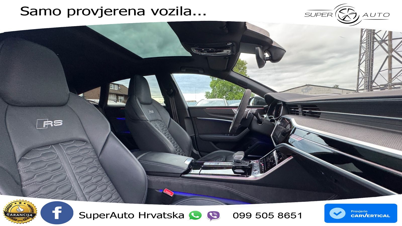 Audi RS7 SB performance 4.0 TFSI V8 quattro Aut. 630 KS, ACC+360+4xGR SJED+PANO