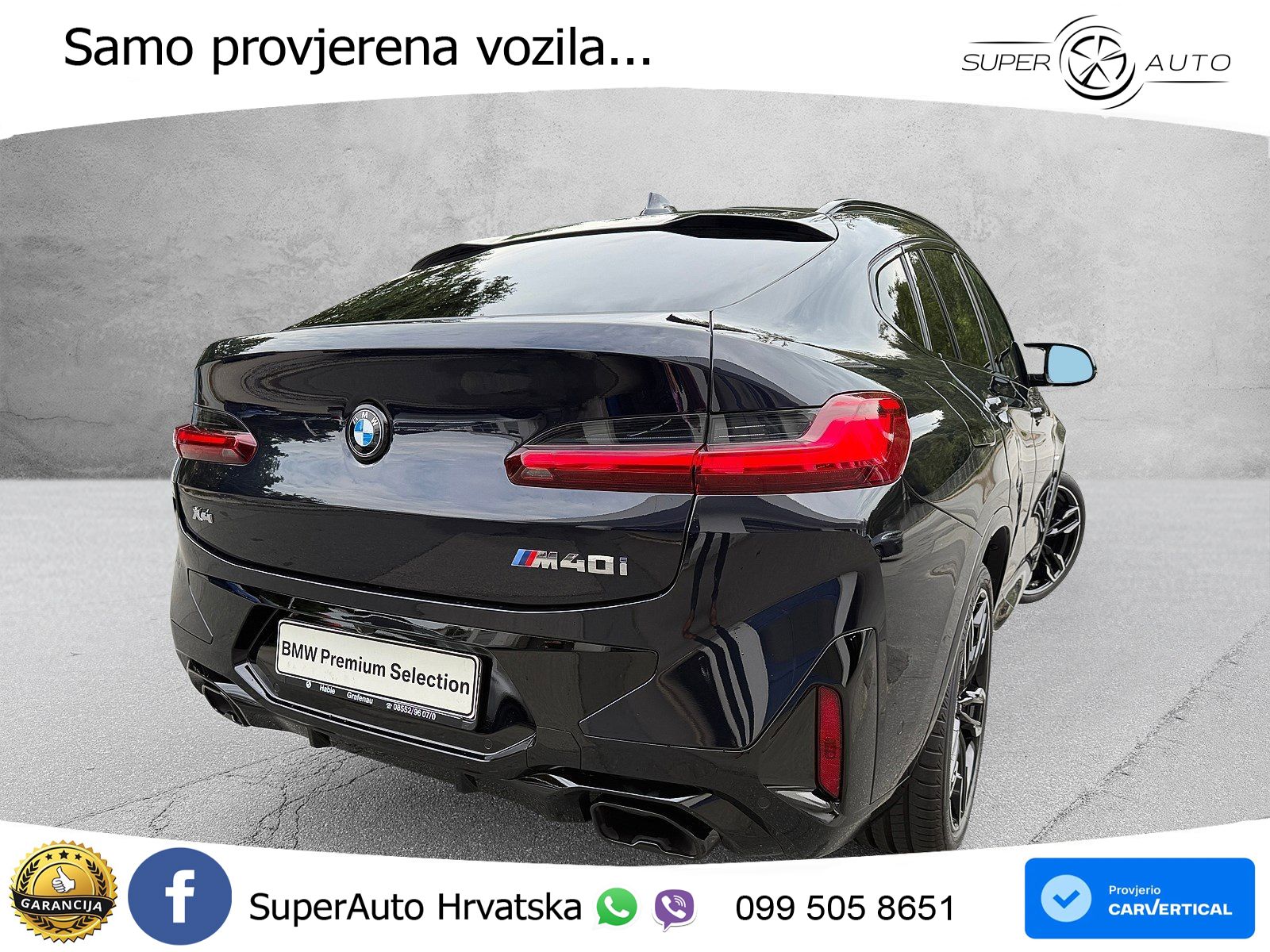 BMW X4 M40i xDrive Aut. 360 KS, LED+ACC+HEAD+GR SJED+VIRT+PARK