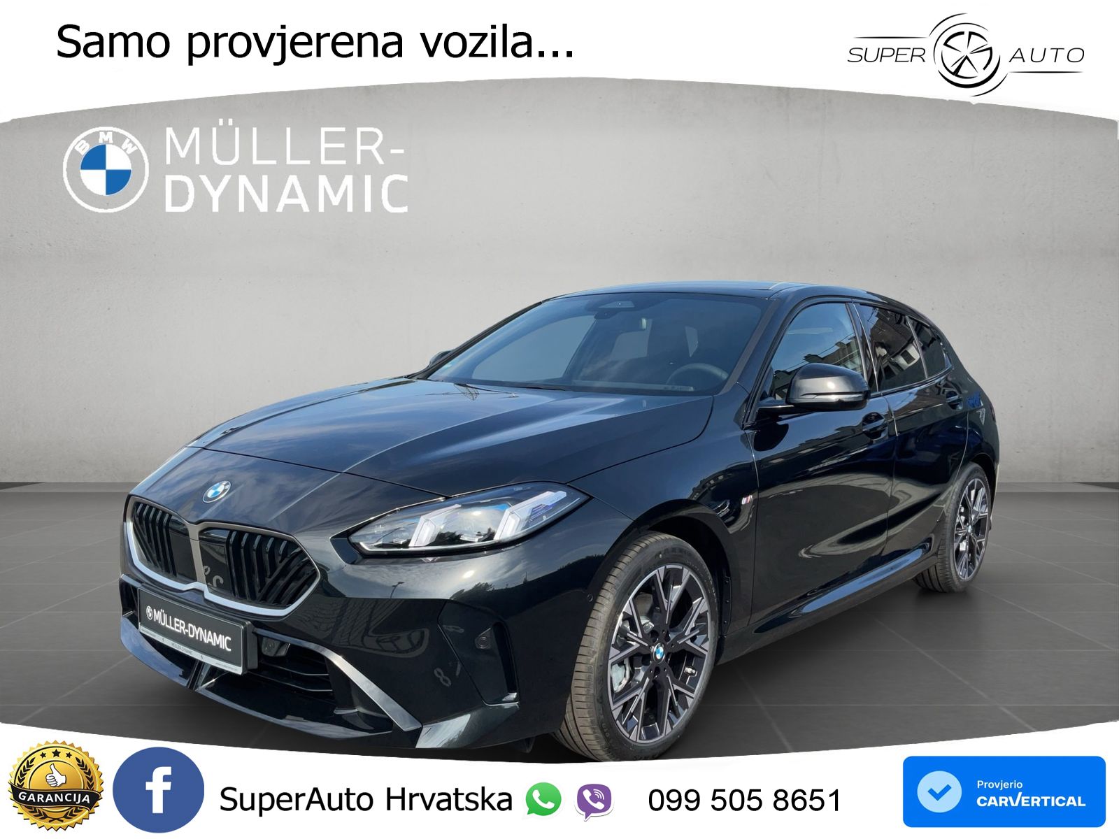 BMW 118d Aut. M Sport 150 KS, LED+VIRT+GR SJED+KAM+PARK