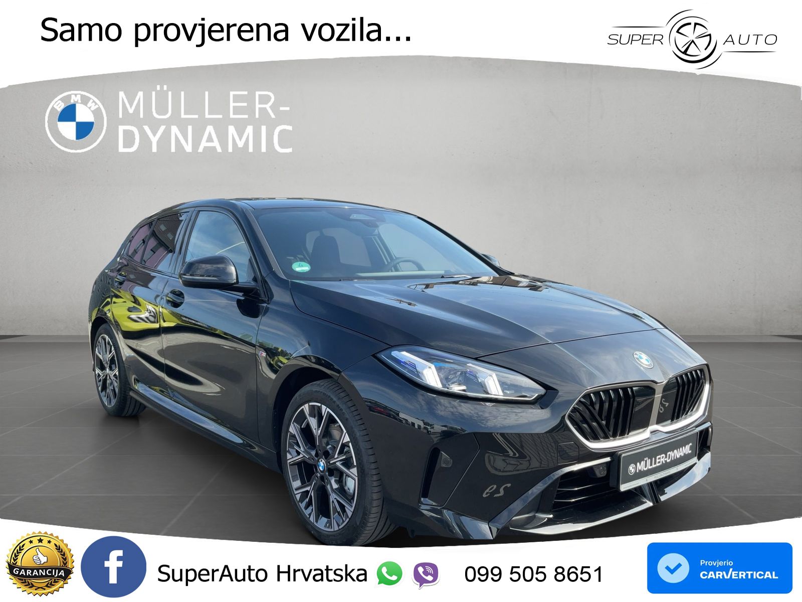 BMW 118d Aut. M Sport 150 KS, LED+VIRT+GR SJED+KAM+PARK