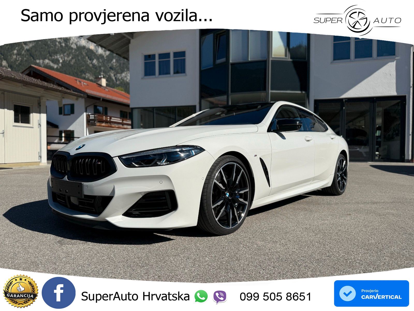 BMW M850i Gran Coupe xDrive Aut. M Sport 530 KS, PANO+360+ACC+GR SJED+KEY+LANE