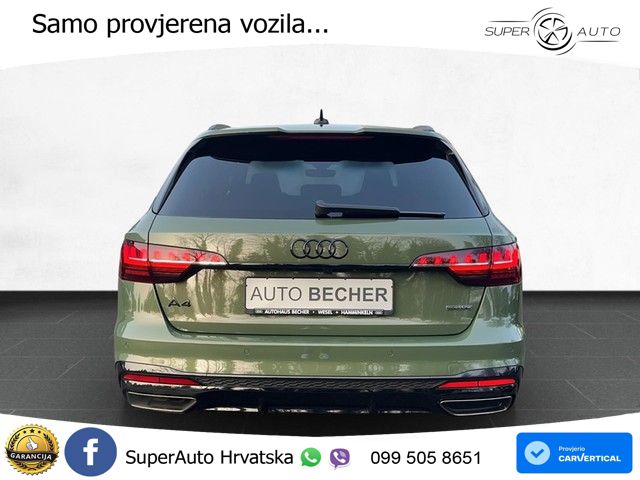 Audi A4 Avant 40 TDI quattro Aut. S line 204 KS, LED+360+GR SJED+VIRT+ASIST