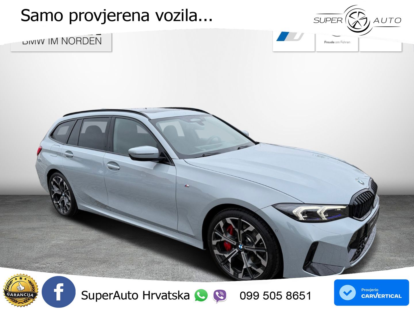 BMW 330d Touring xDrive Aut. M Sport Pro 286 KS, LED+ACC+PANO+GR SJED+360+PARK