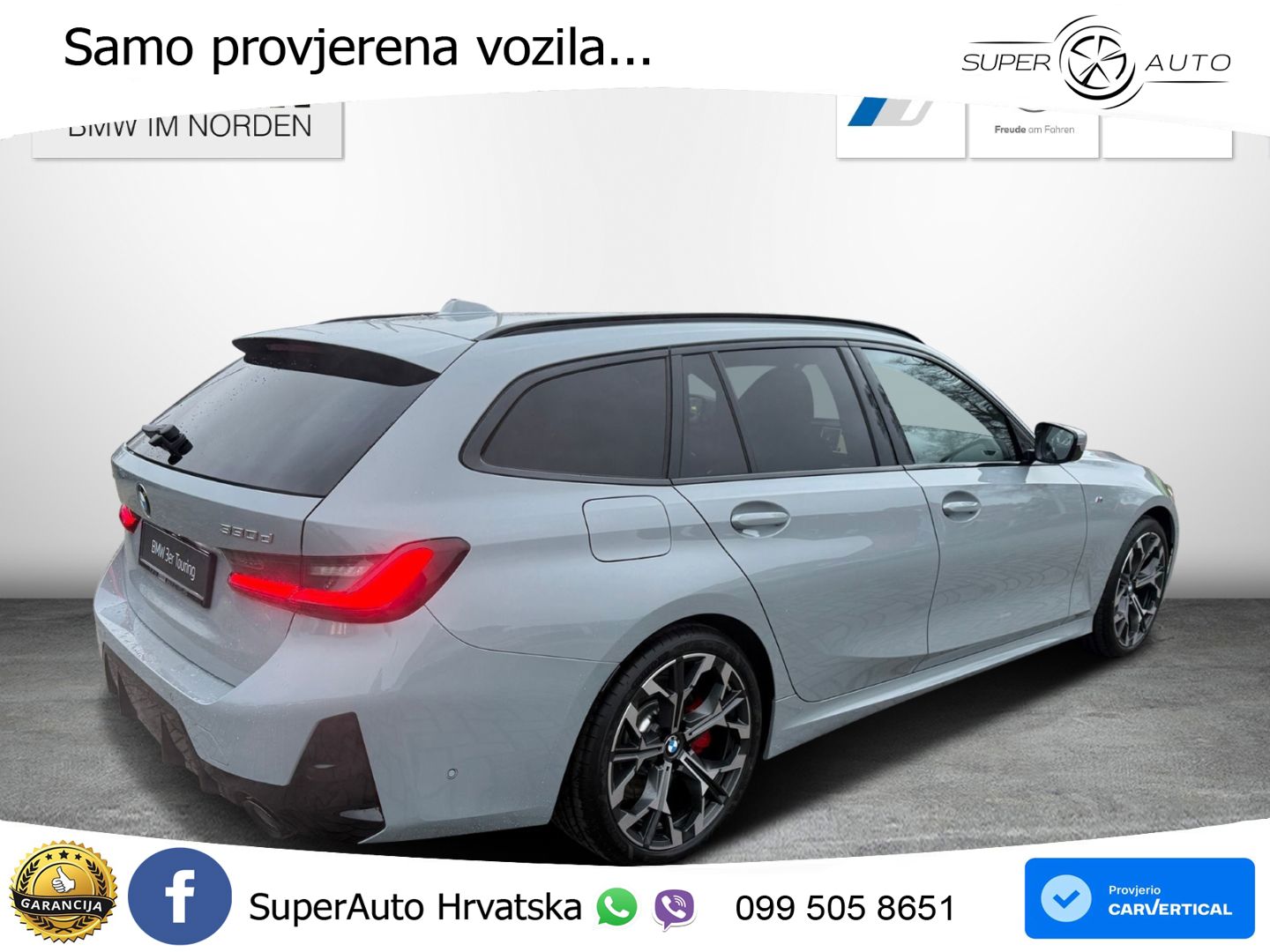 BMW 330d Touring xDrive Aut. M Sport Pro 286 KS, LED+ACC+PANO+GR SJED+360+PARK