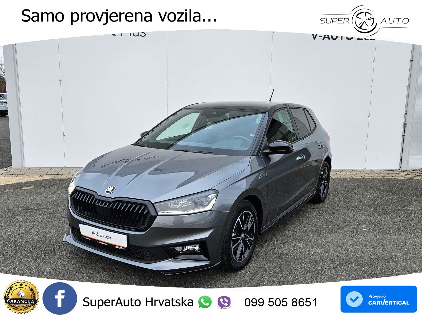 Škoda Fabia 1.0 TSI Aut. Monte Carlo 116 KS, KAM+KEY+GR SJED+LED+VIRT