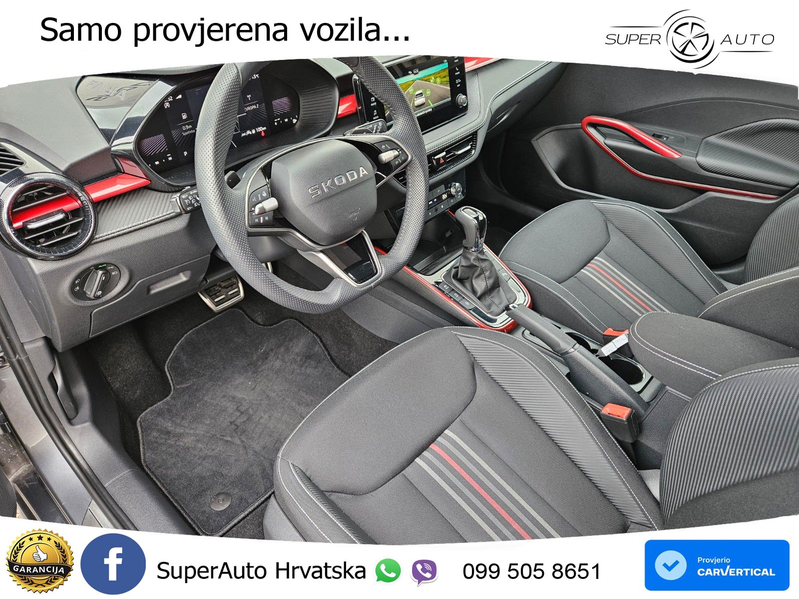Škoda Fabia 1.0 TSI Aut. Monte Carlo 116 KS, KAM+KEY+GR SJED+LED+VIRT