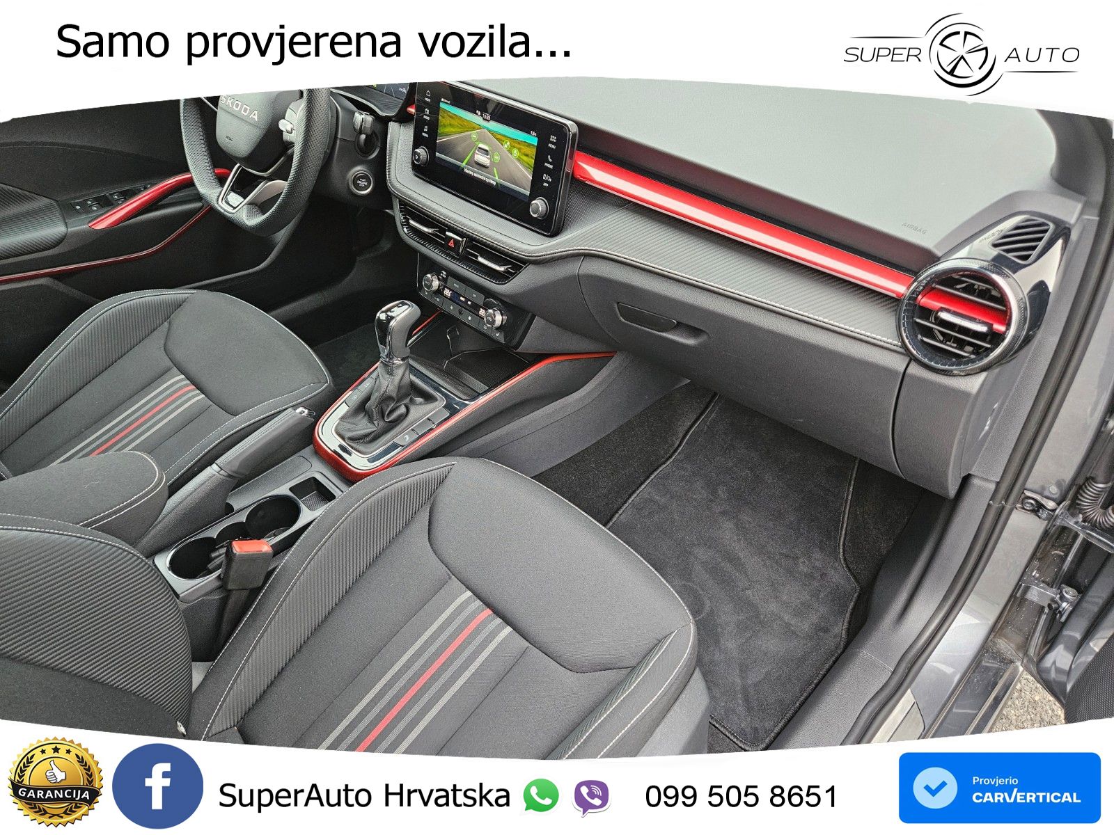 Škoda Fabia 1.0 TSI Aut. Monte Carlo 116 KS, KAM+KEY+GR SJED+LED+VIRT