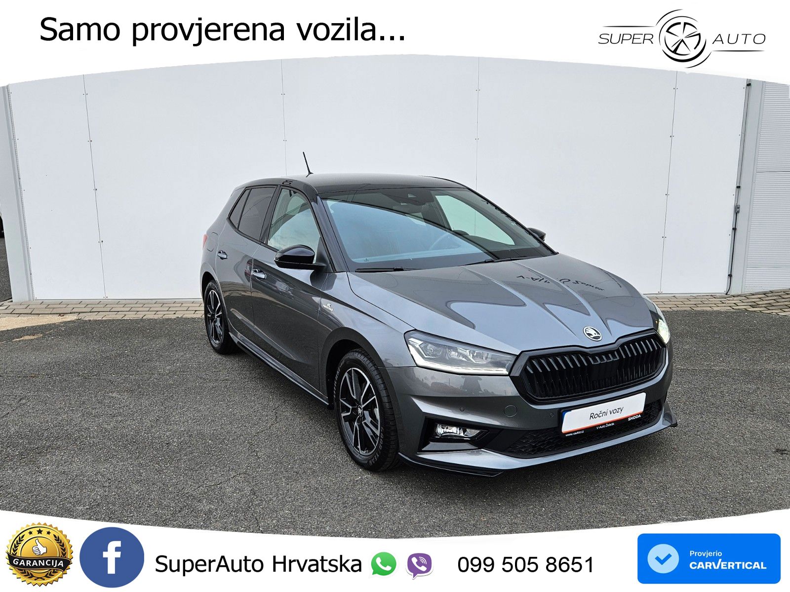 Škoda Fabia 1.0 TSI Aut. Monte Carlo 116 KS, KAM+KEY+GR SJED+LED+VIRT