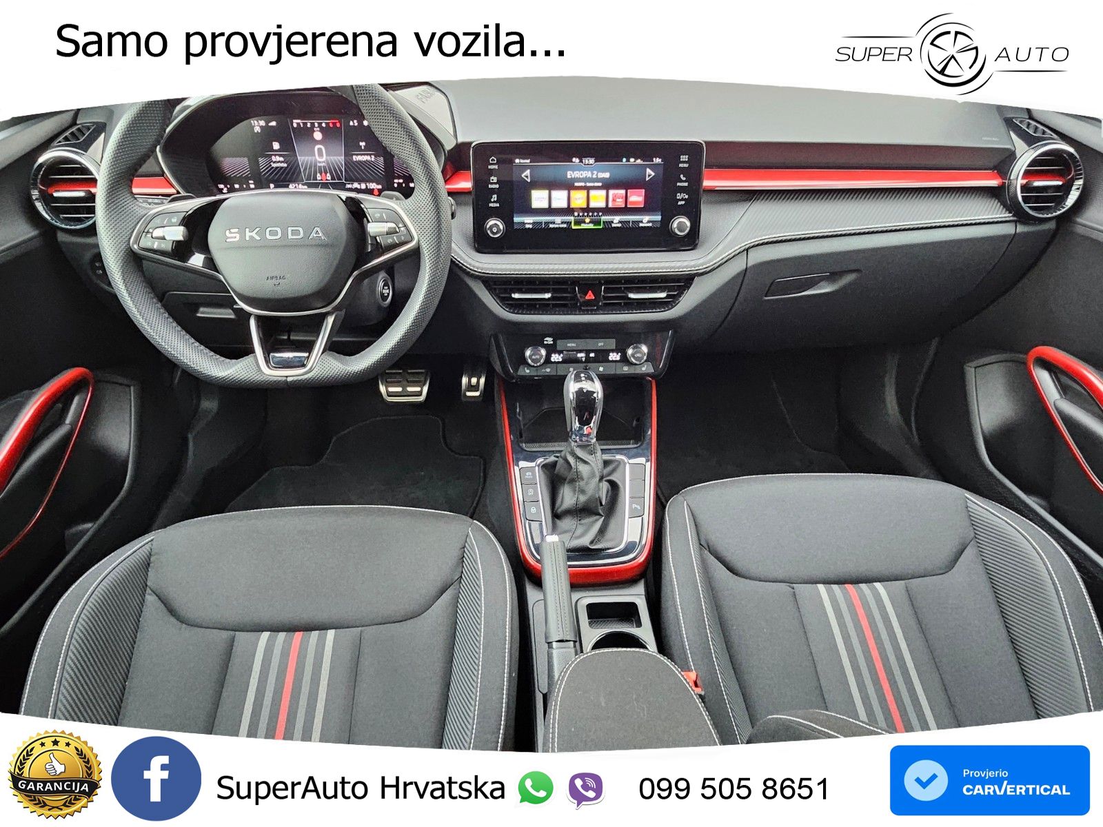 Škoda Fabia 1.0 TSI Aut. Monte Carlo 116 KS, KAM+KEY+GR SJED+LED+VIRT