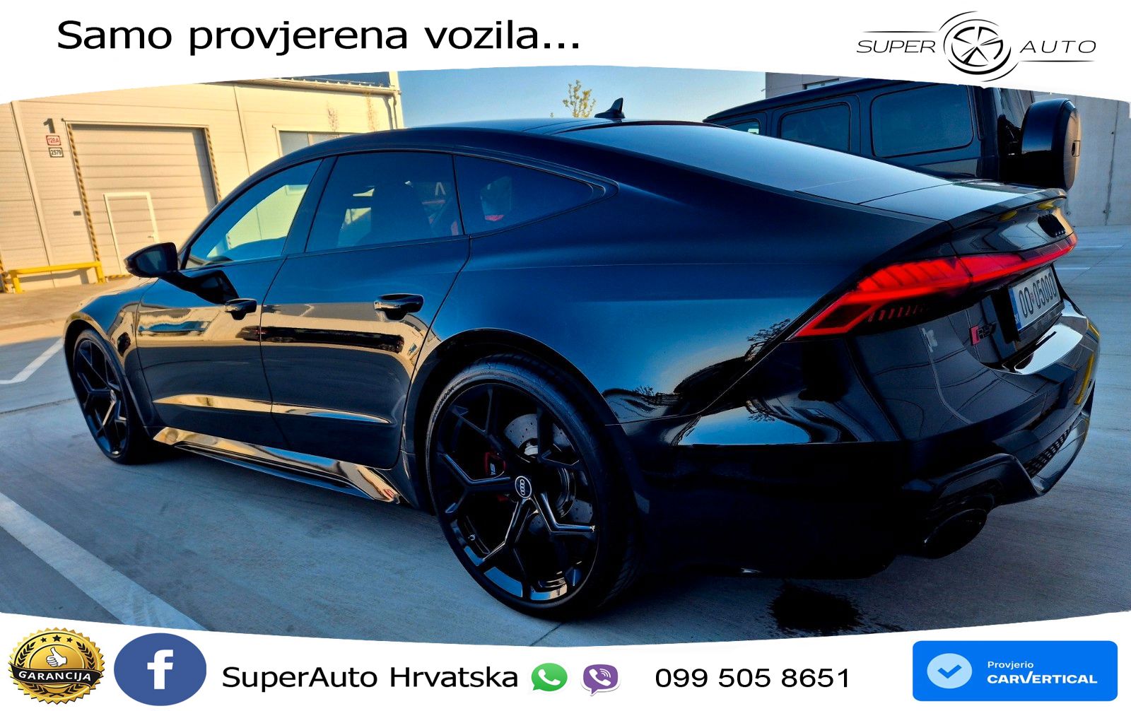 Audi RS7 4.0 TFSI V8 quattro Aut. 600 KS, ZRAČNI+360+4xGR SJED+PANO+VIRT+ASIST