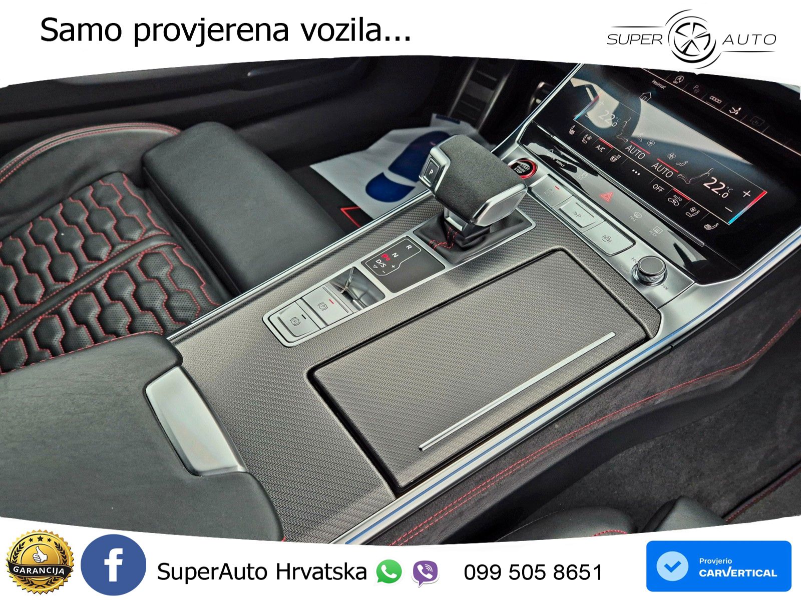 Audi RS7 4.0 TFSI V8 quattro Aut. 600 KS, ZRAČNI+360+4xGR SJED+PANO+VIRT+ASIST