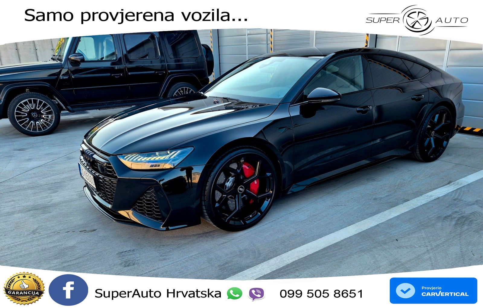 Audi RS7 4.0 TFSI V8 quattro Aut. 600 KS, ZRAČNI+360+4xGR SJED+PANO+VIRT+ASIST