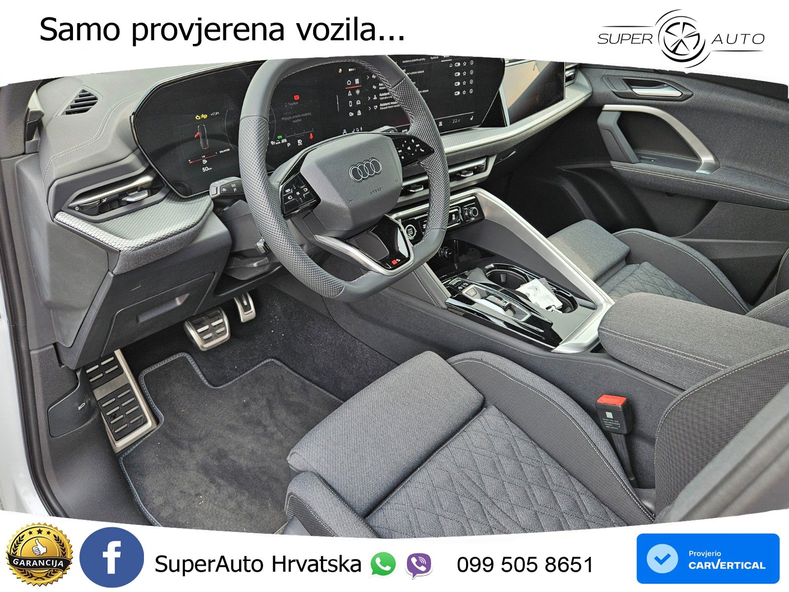 Audi Q5 2.0 TDI quattro Aut. S line 204 KS, ACC+KAM+KEY+GR SJED+HEAD+VIRT+LANE