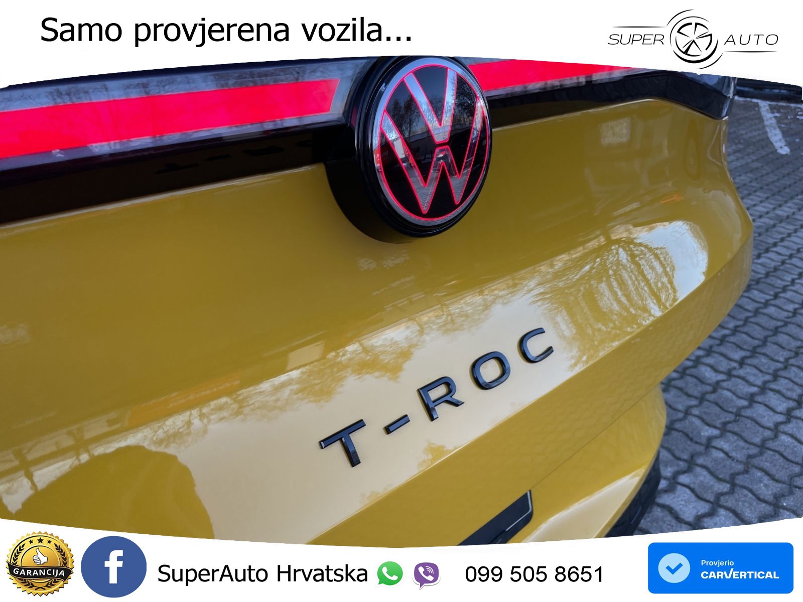 VW T-Roc 1.5 eTSI DSG R-Line 150 KS, ACC+360+KEY+GR SJED+HEAD+VIRT+LANE
