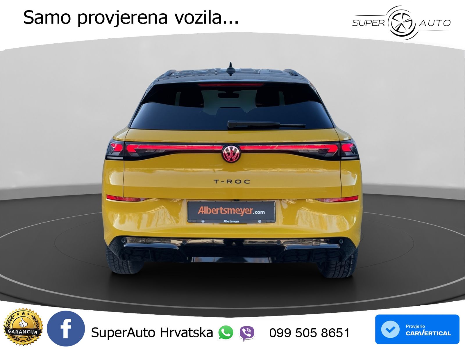 VW T-Roc 1.5 eTSI DSG R-Line 150 KS, ACC+360+KEY+GR SJED+HEAD+VIRT+LANE