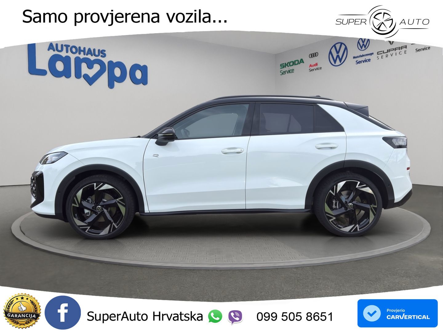 VW T-Roc 1.5 eTSI DSG R-Line 150 KS, ACC+360+KEY+GR SJED+HEAD+VIRT+LANE