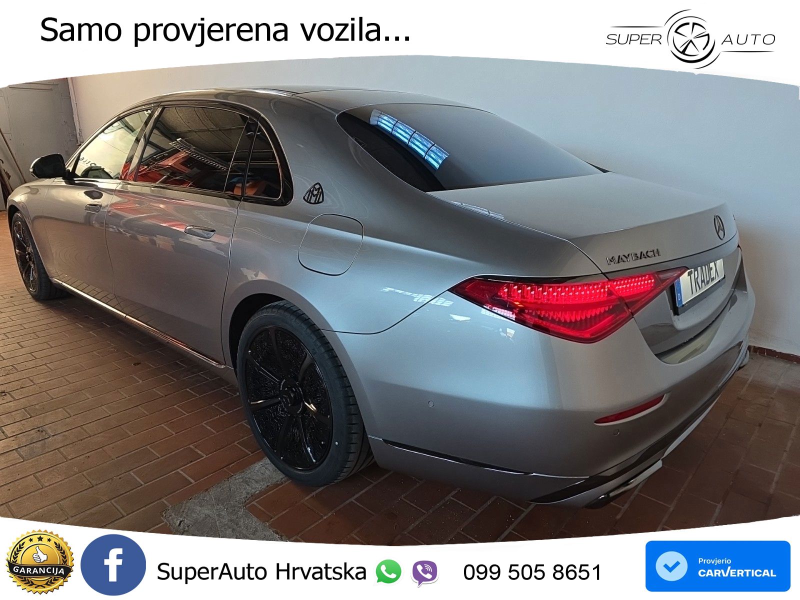Mercedes Maybach S 580 4M Aut. 367 KS, PANO+ZRAČ+360+GR SJED+ACC+KEY