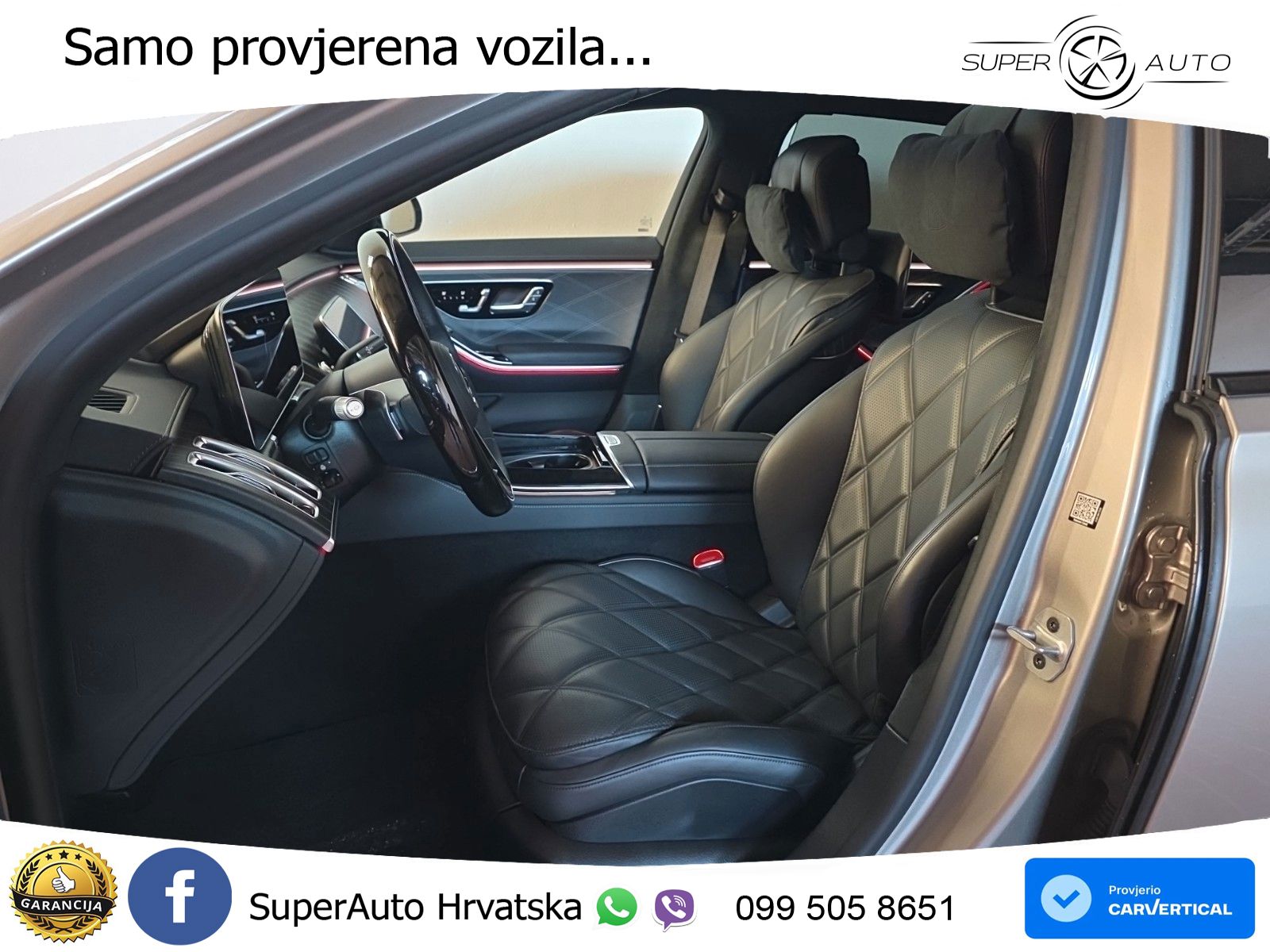 Mercedes Maybach S 580 4M Aut. 367 KS, PANO+ZRAČ+360+GR SJED+ACC+KEY