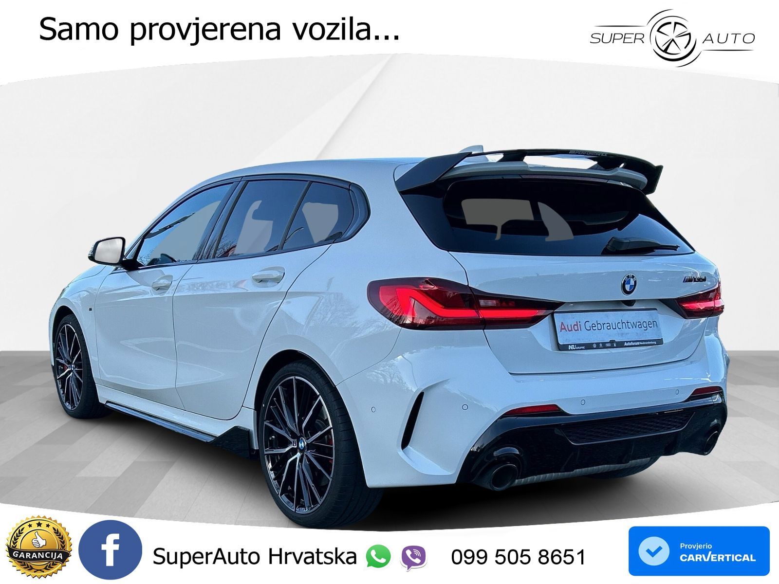 BMW M135i xDrive Aut. M Sport 306 KS, LED+ACC+PANO+GR SJED+KAM+HEAD