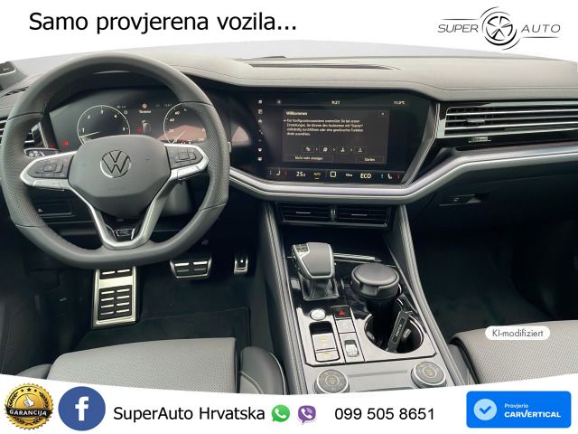 VW Touareg 3.0 TDI 4M Aut. R-Line 286 KS, PANO+ZRAČ+KAM+GR SJED+ACC+HEAD+LANE