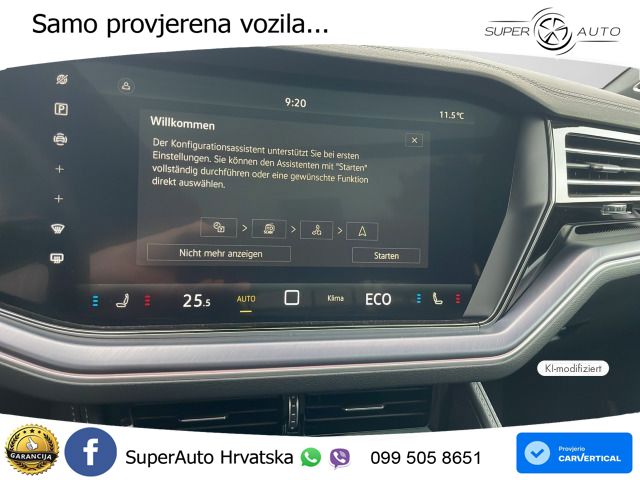 VW Touareg 3.0 TDI 4M Aut. R-Line 286 KS, PANO+ZRAČ+KAM+GR SJED+ACC+HEAD+LANE