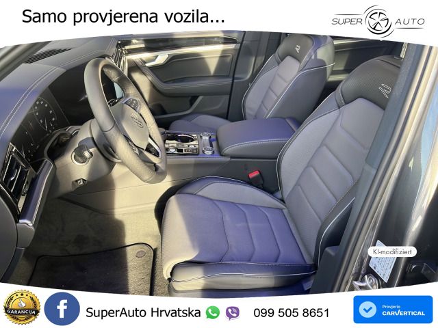 VW Touareg 3.0 TDI 4M Aut. R-Line 286 KS, PANO+ZRAČ+KAM+GR SJED+ACC+HEAD+LANE