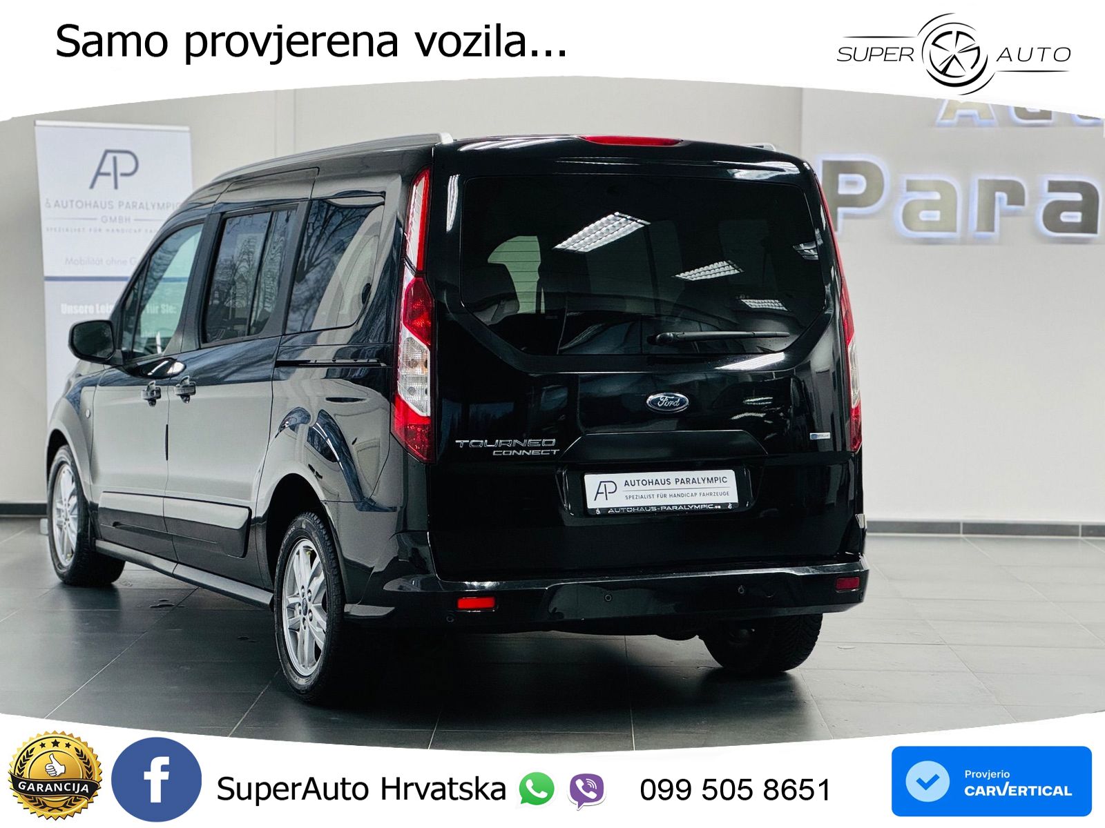 Ford Grand Tourneo Connect 1.5 EcoBlue Aut. Titanium 120 KS, ACC+GR SJED+KAM