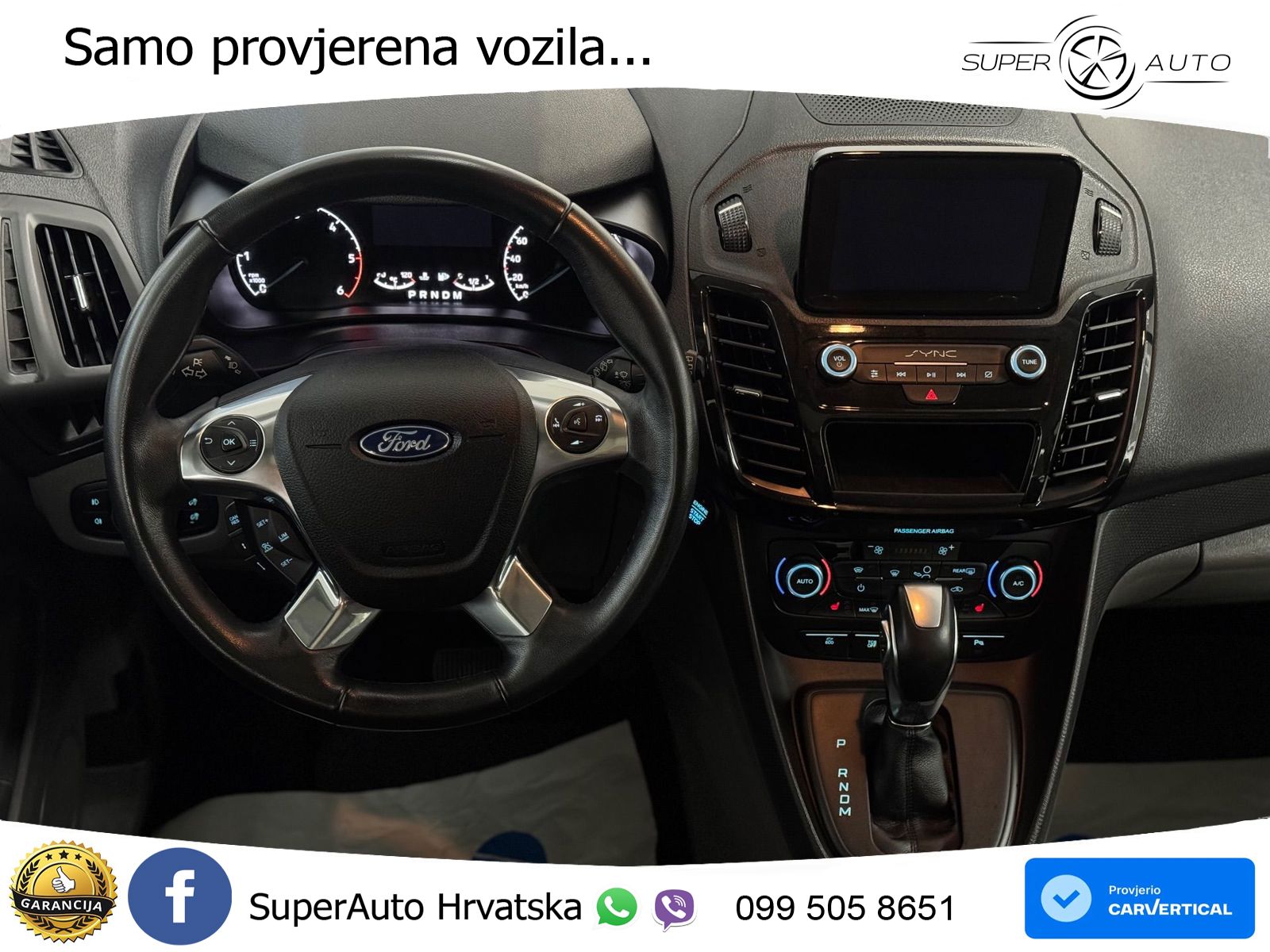 Ford Grand Tourneo Connect 1.5 EcoBlue Aut. Titanium 120 KS, ACC+GR SJED+KAM