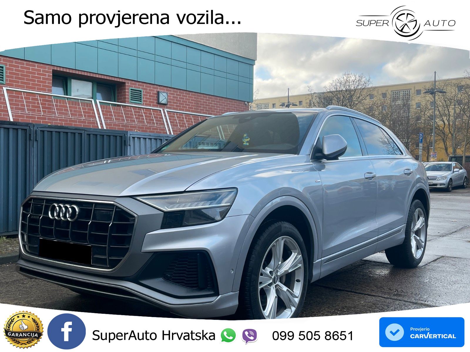 Audi Q8 55 TFSI quattro Aut. S line 340 KS, PANO+360+ACC+GR SJED+VIRT+LANE