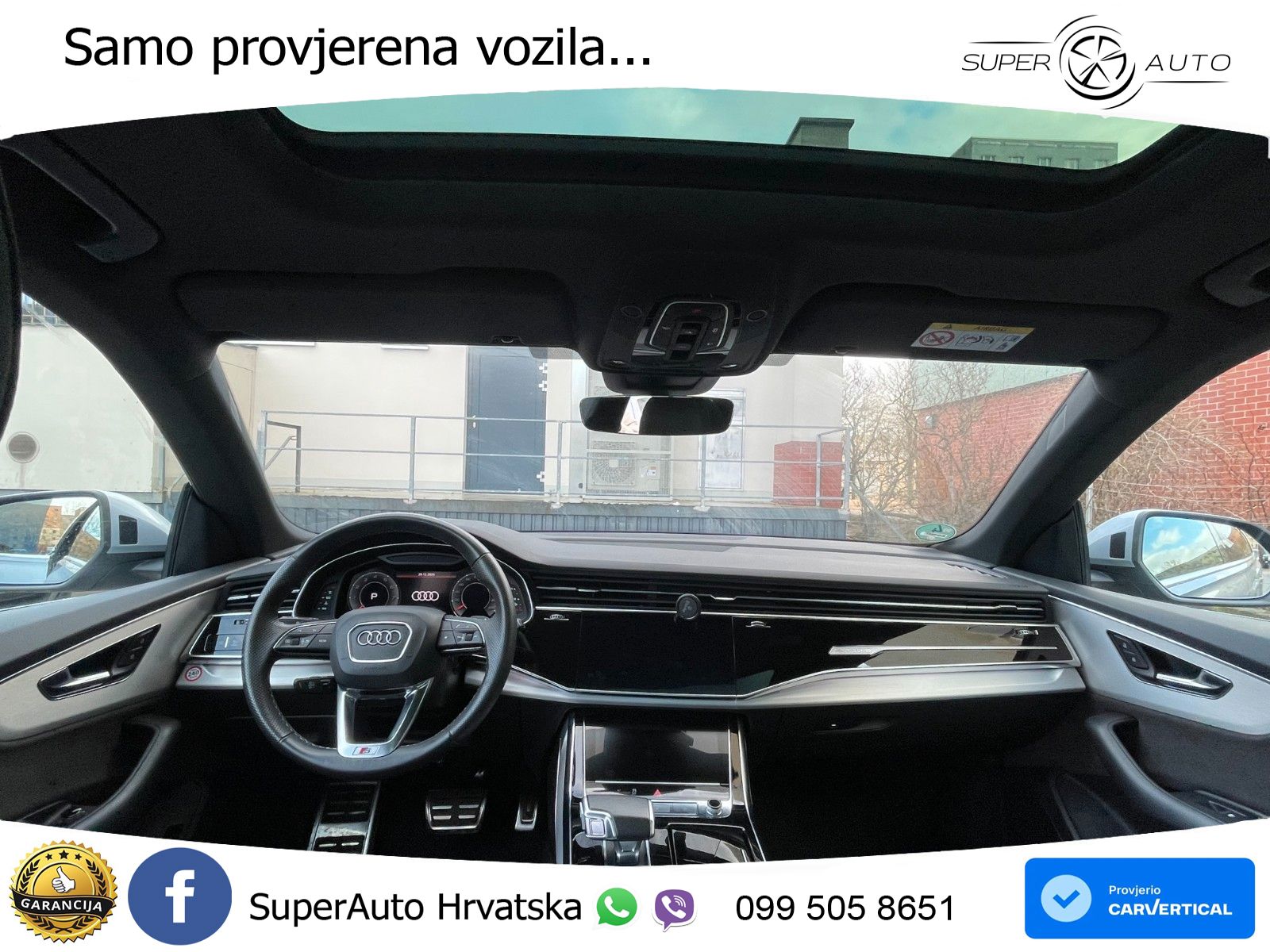 Audi Q8 55 TFSI quattro Aut. S line 340 KS, PANO+360+ACC+GR SJED+VIRT+LANE