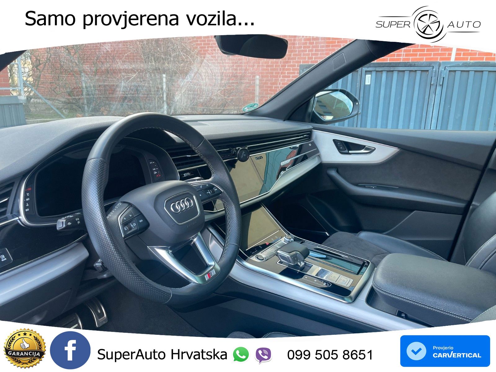 Audi Q8 55 TFSI quattro Aut. S line 340 KS, PANO+360+ACC+GR SJED+VIRT+LANE